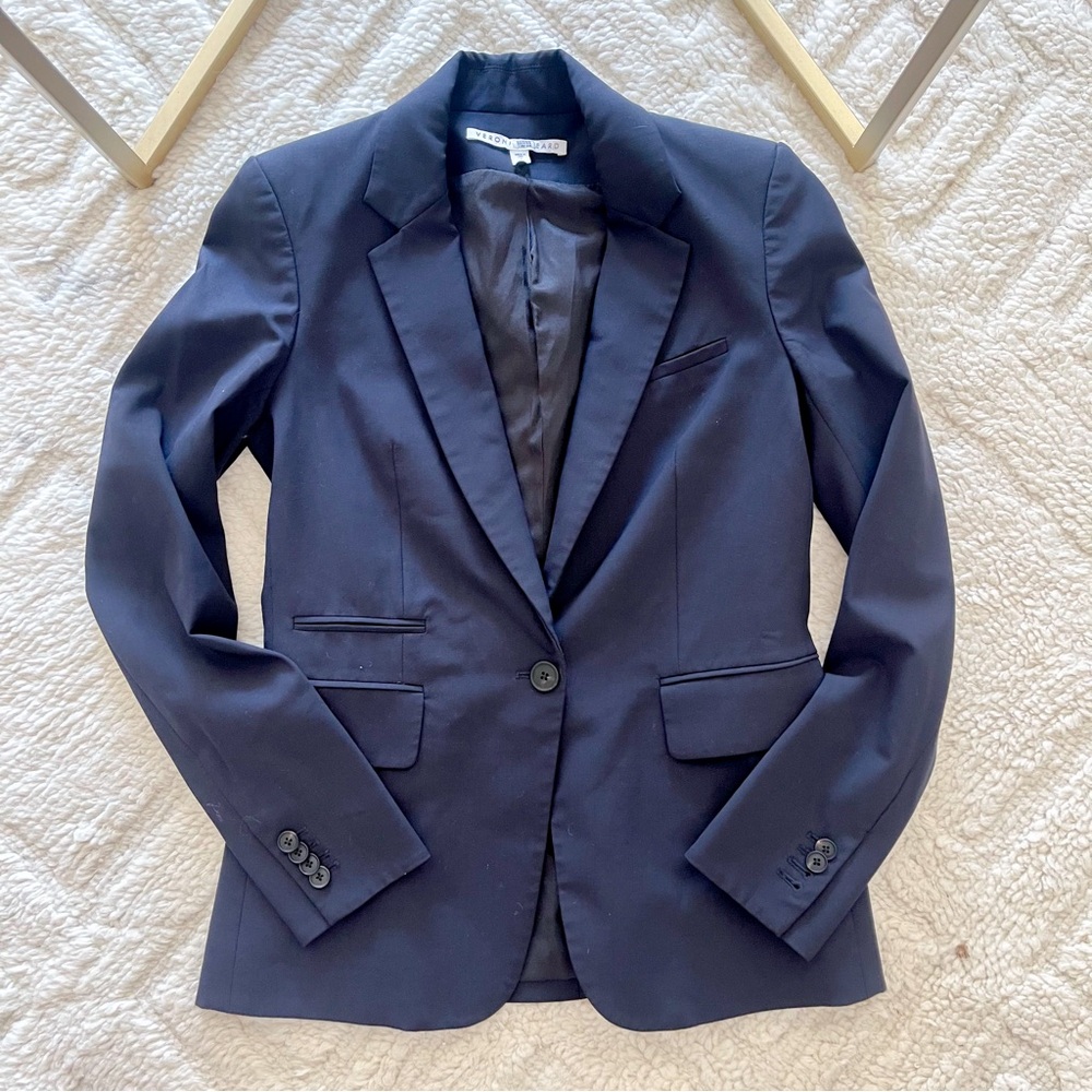 Veronica Beard Womens Blazer Jacket (Dickey) in size 2, Black